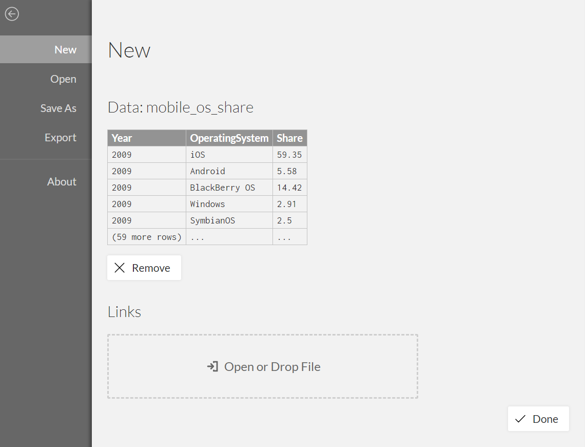 Import Data Preview